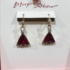 Betsey Johnson | Festive Christmas Santa Baby Earrings